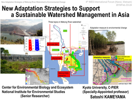 New Adaptation Strategies to Support a Sustainable Watershed Management in Asia