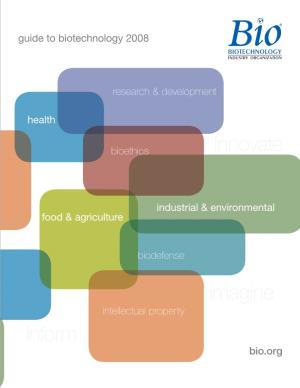 Guide to Biotechnology 2008