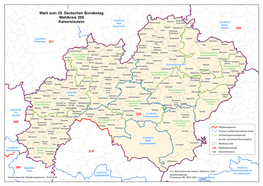 Wahl Zum 20. Deutschen Bundestag Wahlkreis 209 Kaiserslautern