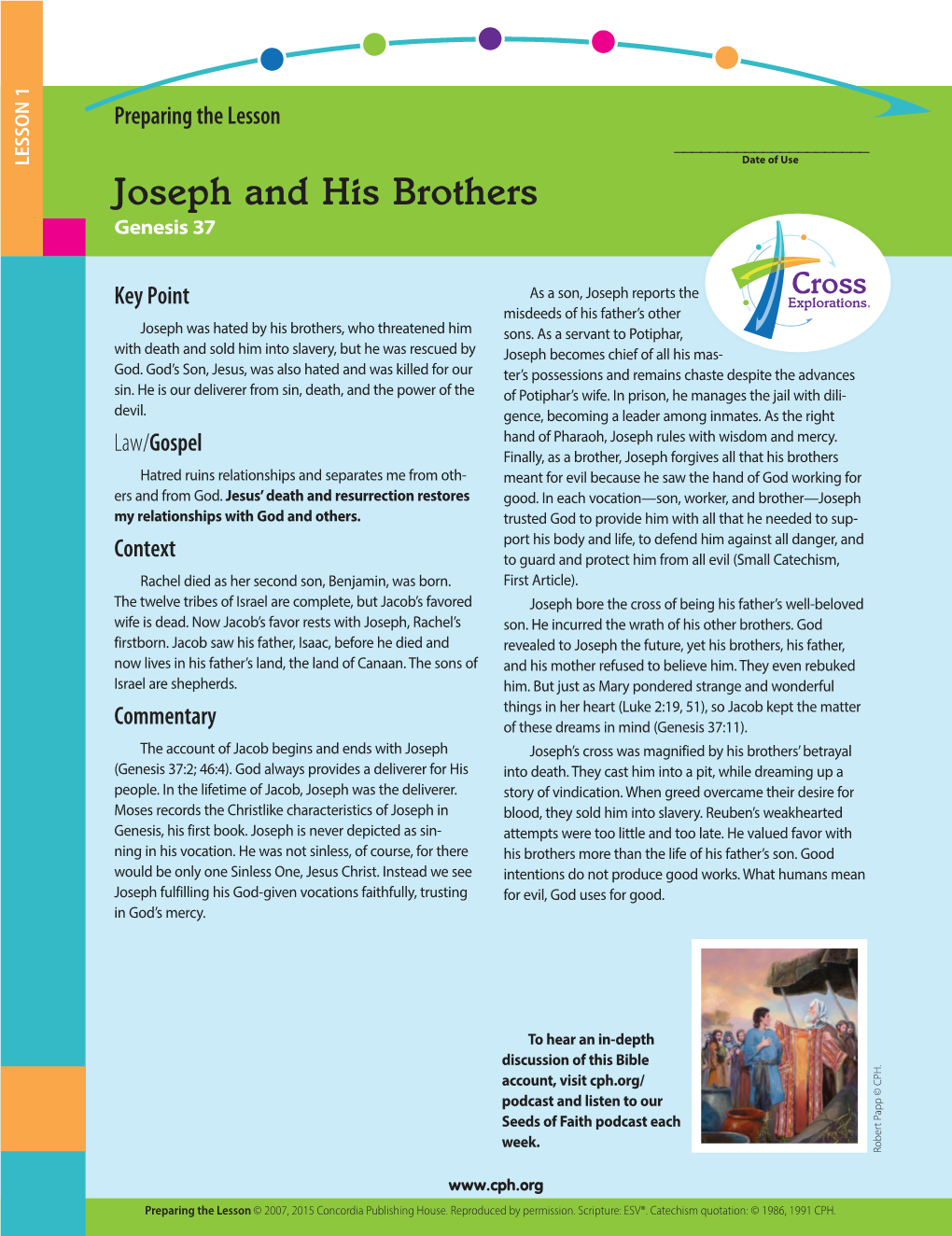 Joseph and His Brothers Genesis 37