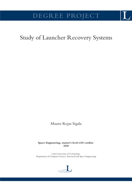 Study of Launcher Recovery Systems