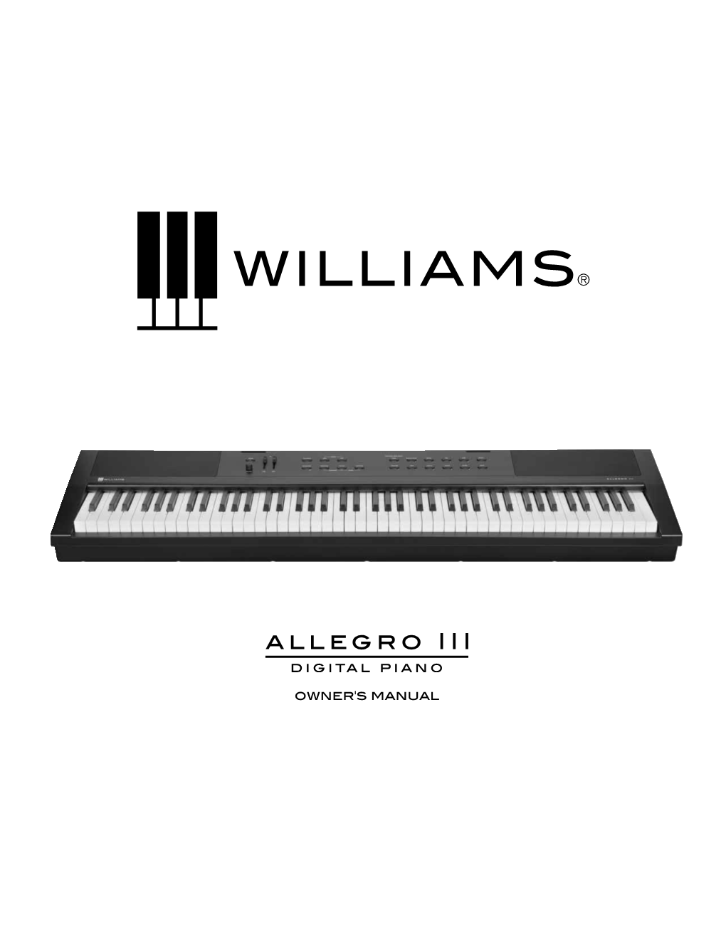 williams allegro 3 manual