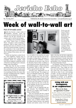 Week of Wall-To-Wall Art