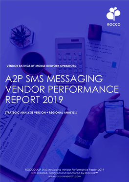 TATA ROCCO A2P SMS Messaging Vendor Performance Report 2019