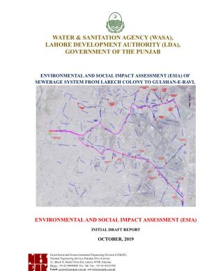 Water & Sanitation Agency (Wasa), Lahore Development Authority (Lda), Government of the Punjab