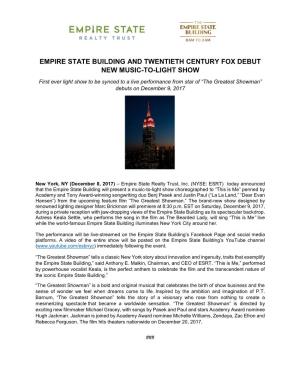 Empire State Building and Twentieth Century Fox