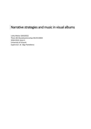 Narrative Strategies and Music in Visual Albums