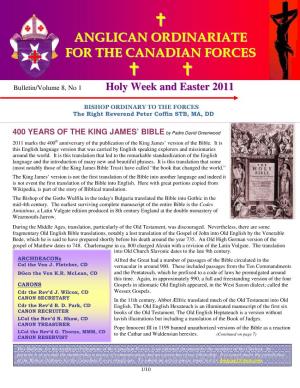 Ordinariate Newsletter 2011 – Holy