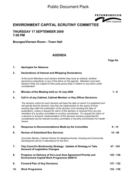 Agenda Reports Pack (Public) 17/09/2009, 19:00