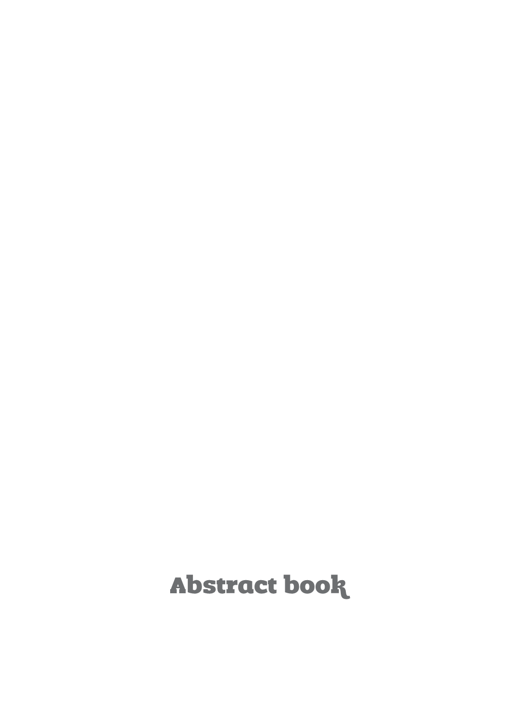 Abstract Book