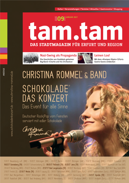 Christina Rommel & Band Schokolade Das Konzert
