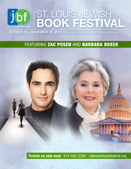 St. Louis Jewish Book Festival Has Brought Premier Authors and Performers to the Community