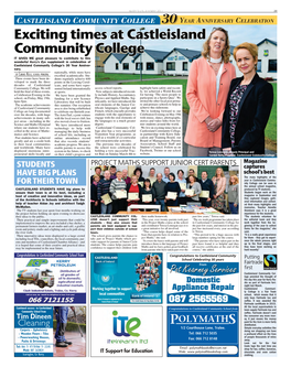 Exciting Times at Castleisland Community College