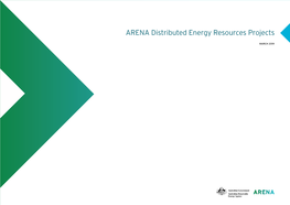 ARENA Distributed Energy Resources Projects