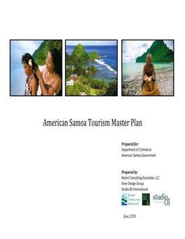 American Samoa Tourism Master Plan