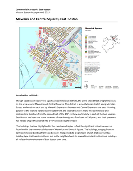 Maverick and Central Squares, East Boston