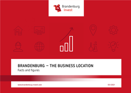 Brandenburg​ – the Business Location – Facts and Figures Brandenburg