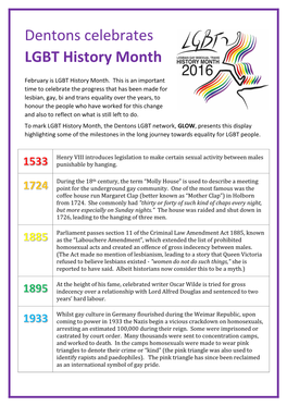 Dentons Celebrates LGBT History Month