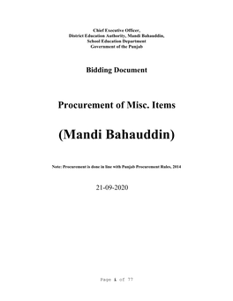 Mandi Bahauddin