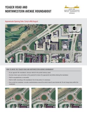 Yeager Road Roundabout Safety Benefits Signs Specific to Double-Lane Roundabouts