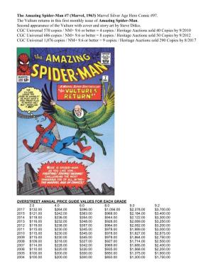 The Amazing Spider-Man #7 (Marvel, 1963) Marvel Silver Age Hero Comic #97