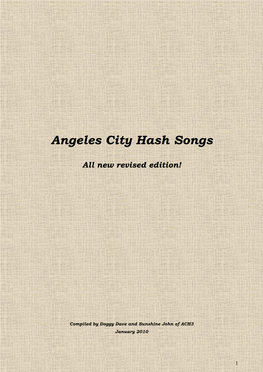 Angeles City Hash Songs