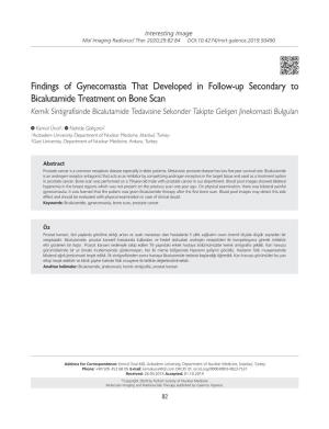 Findings of Gynecomastia That Developed in Follow-Up Secondary
