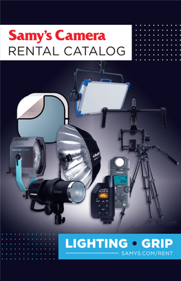 Rental Catalog Lighting • Grip