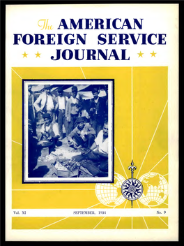 The Foreign Service Journal, September 1934