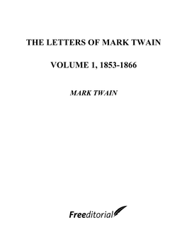 Mark Twain.A Biographical Summary