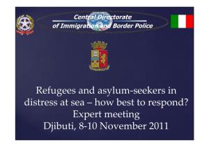 How Best to Respond? Expert Meeting Djibuti, 8-10 November 2011