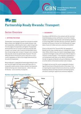 Partnership Ready Rwanda: Transport