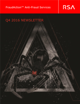 Q4 2016 Newsletter