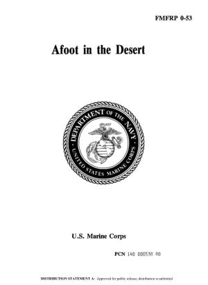 FMFRP 0-53 Afoot in the Desert