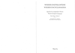 Wteser Enzyklopapre WIESER ENCYCLOPAEDIA