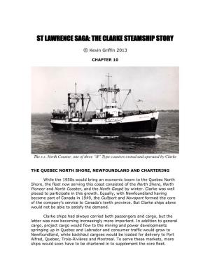 St Lawrence Saga: the Clarke Steamship Story