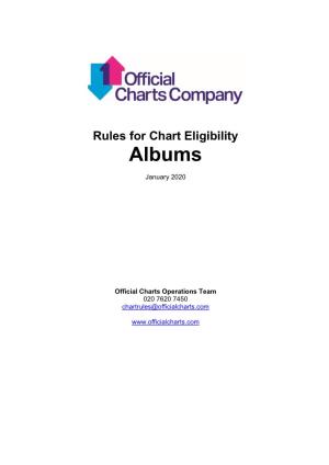 Official Albums Chart Rules
