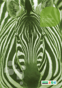 2010-11 Life Sciences Addendum Zoos Victoria Annual Report Contents