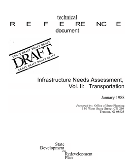 Infrastructure Needs Assessment, Vol. II: Transportation