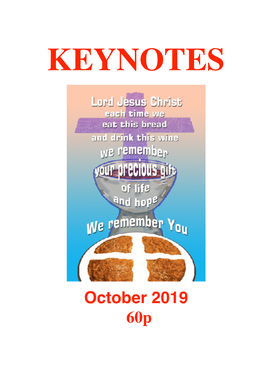 October 2019 Keynotes