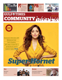 Yami Gautam, Who Was in Town for a Photoshoot and to Explore Qatarqatar