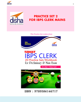 9789386146717 Practice Set 2 for Ibps