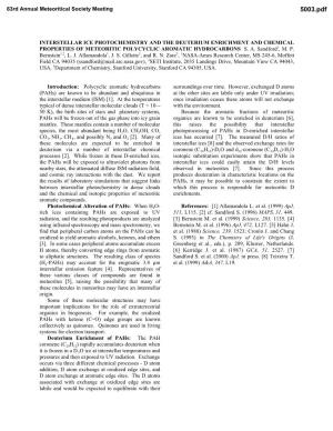 Interstellar Ice Photochemistry and the Deuterium Enrichment and Chemical Properties of Meteoritic Polycyclic Aromatic Hydrocarbons S