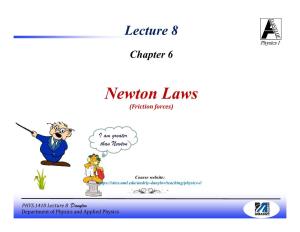 Newton Laws (Friction Forces)