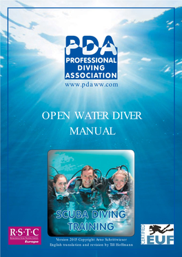 Open Water Diver Manual