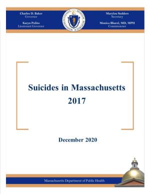 Suicides in Massachusetts 2017