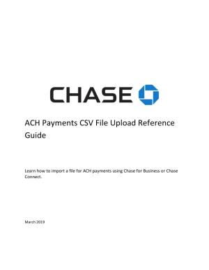 ACH Payments CSV File Upload Reference Guide