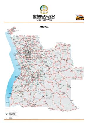 Mapa Rodoviario Angola
