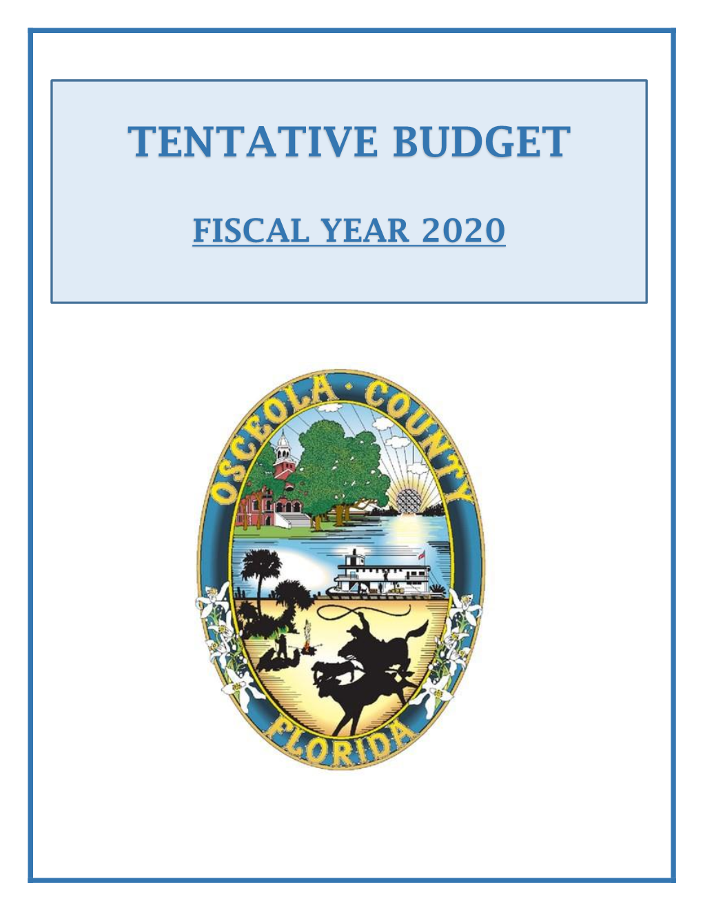 FY20 Tentative Budget