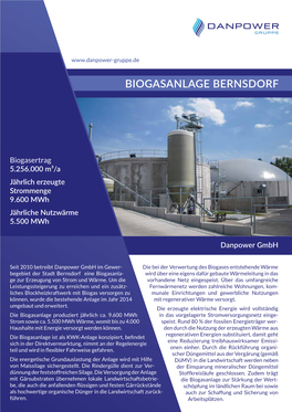 Biogasanlage Bernsdorf